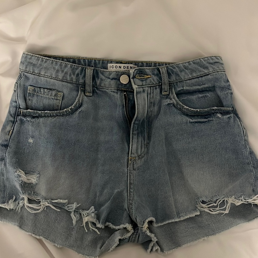 ICON denim shorts brand new worn once. Too small on me
